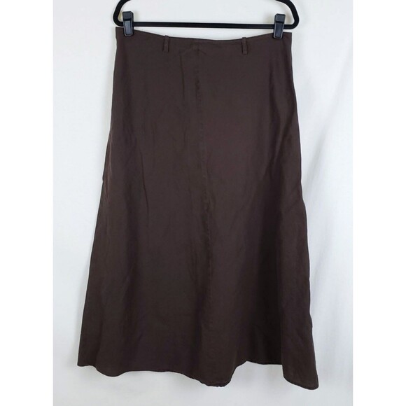 Vintage Y2K Old Navy Linen-Blend Skirt Womens 10 Low Rise Renaissance Cosplay